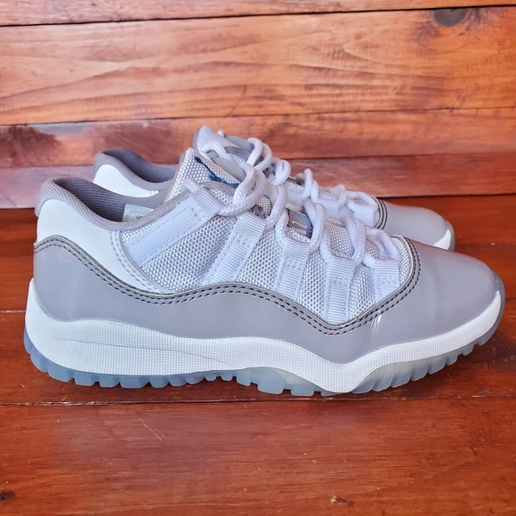 Nike Air Jordan 11 Low TD Shoes Toddler Kids 13C Cement Grey White 505835-140 - Picture 2 of 8